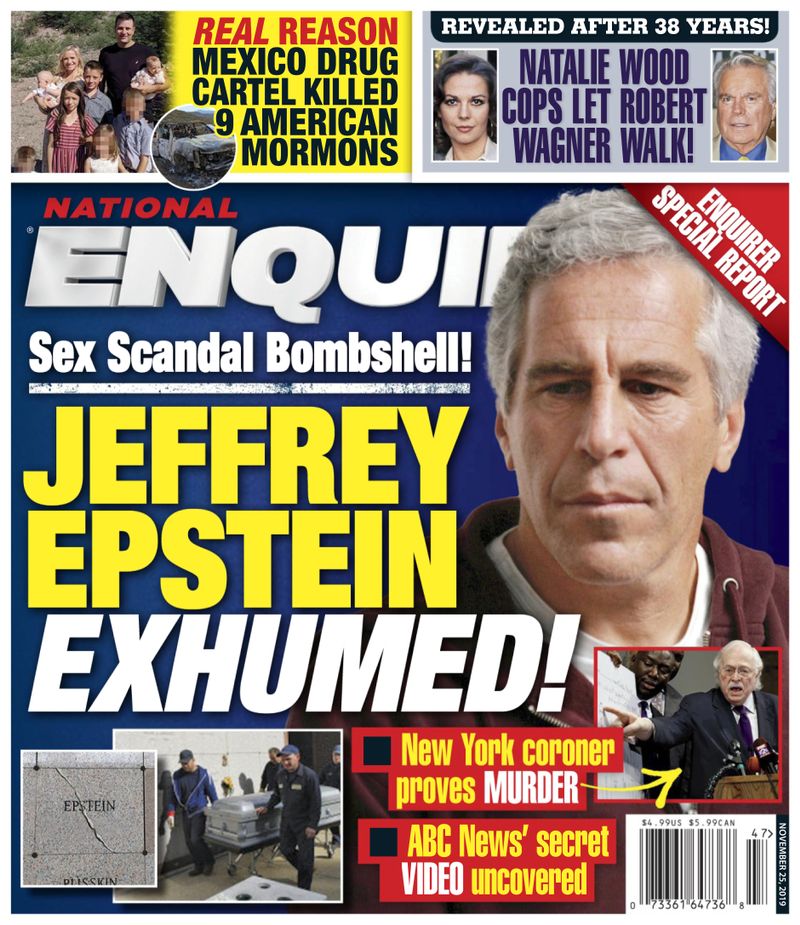 national-enquirer November 25, 2019 Issue Cover
