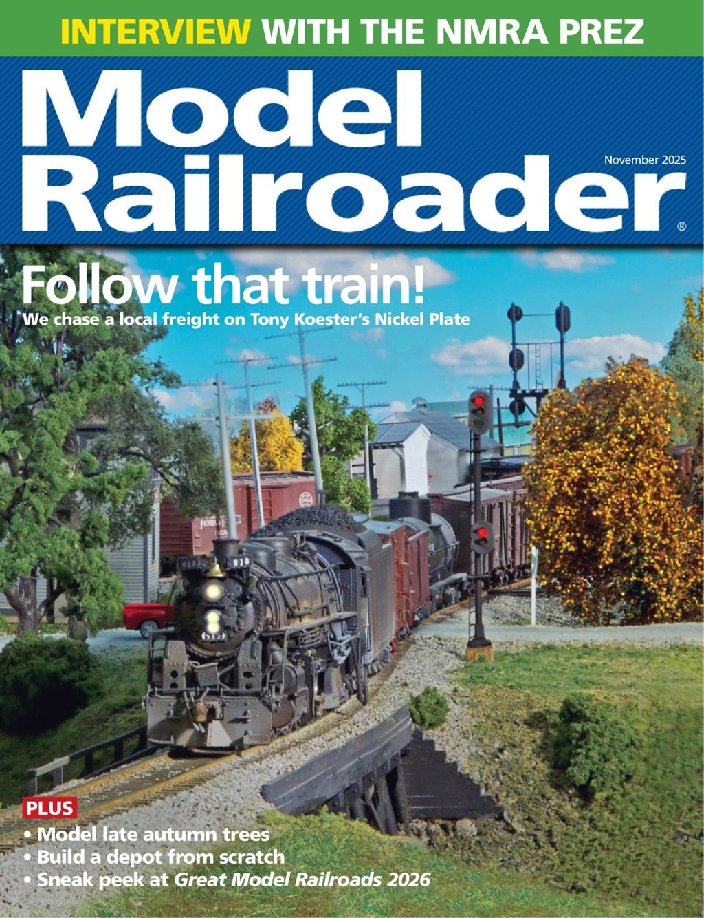 Model-Railroader November 01, 2025 Issue Cover
