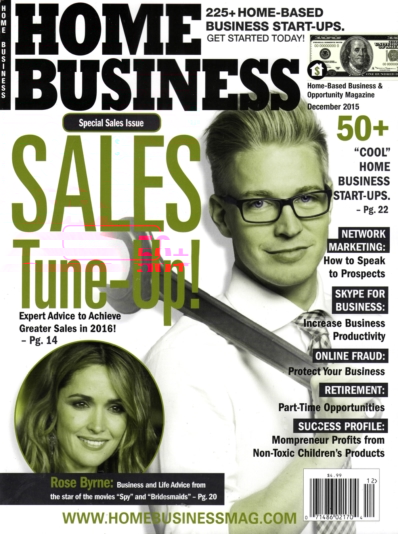 Home Business Magazine December 01, 2015 Issue Cover