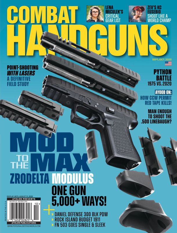 Combat-Handguns September 01, 2020 Issue Cover