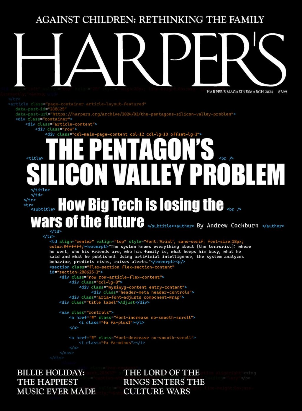 Harpers March 01, 2024 Issue Cover