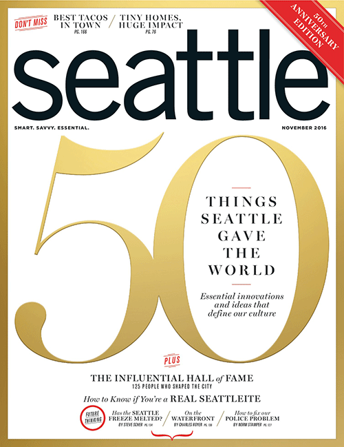 Seattle-Magazine November 01, 2016 Issue Cover