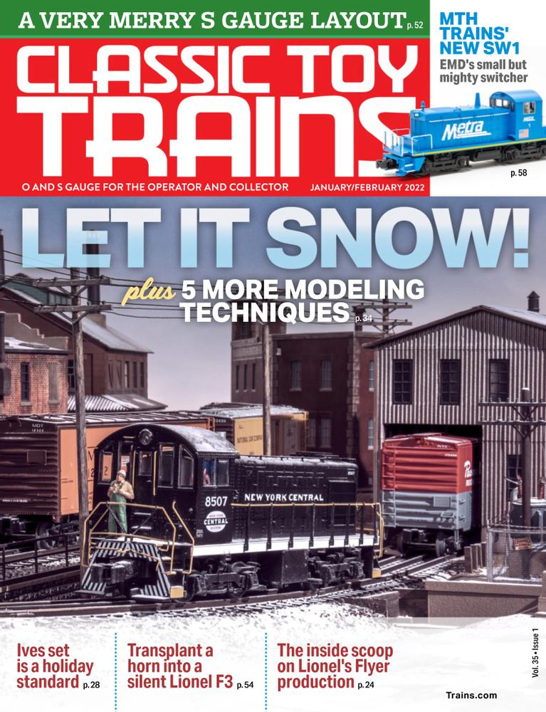 Classic-Toy-Trains January 01, 2022 Issue Cover