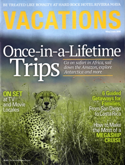 Vacations May 01, 2016 Issue Cover