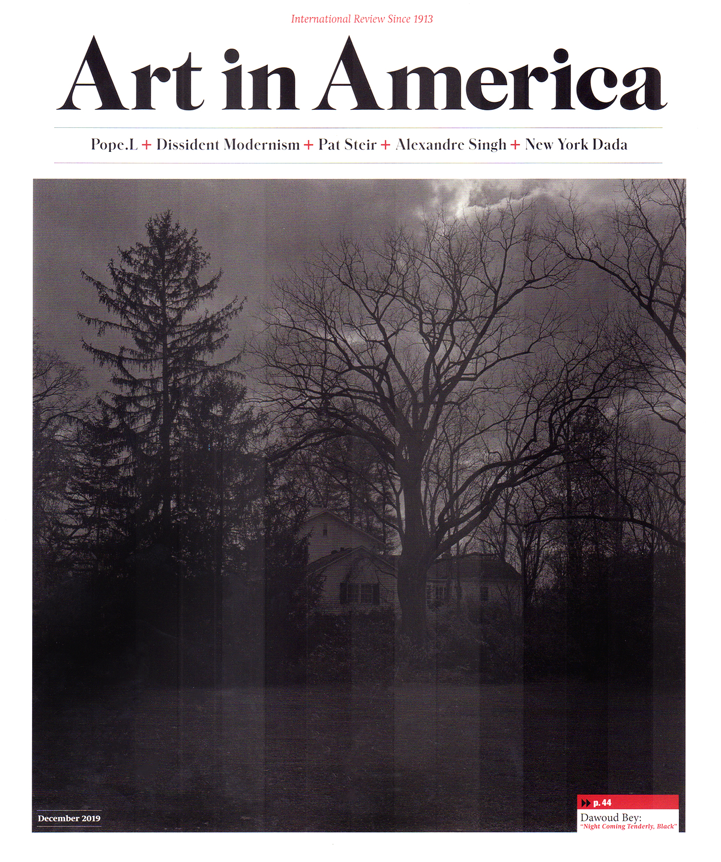 Art-In-America December 01, 2019 Issue Cover