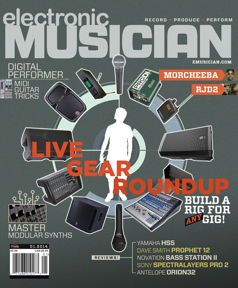 Electronic-Musician January 01, 2014 Issue Cover