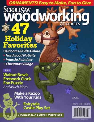 Scroll Saw Woodworking & Crafts December 01, 2018 Issue Cover