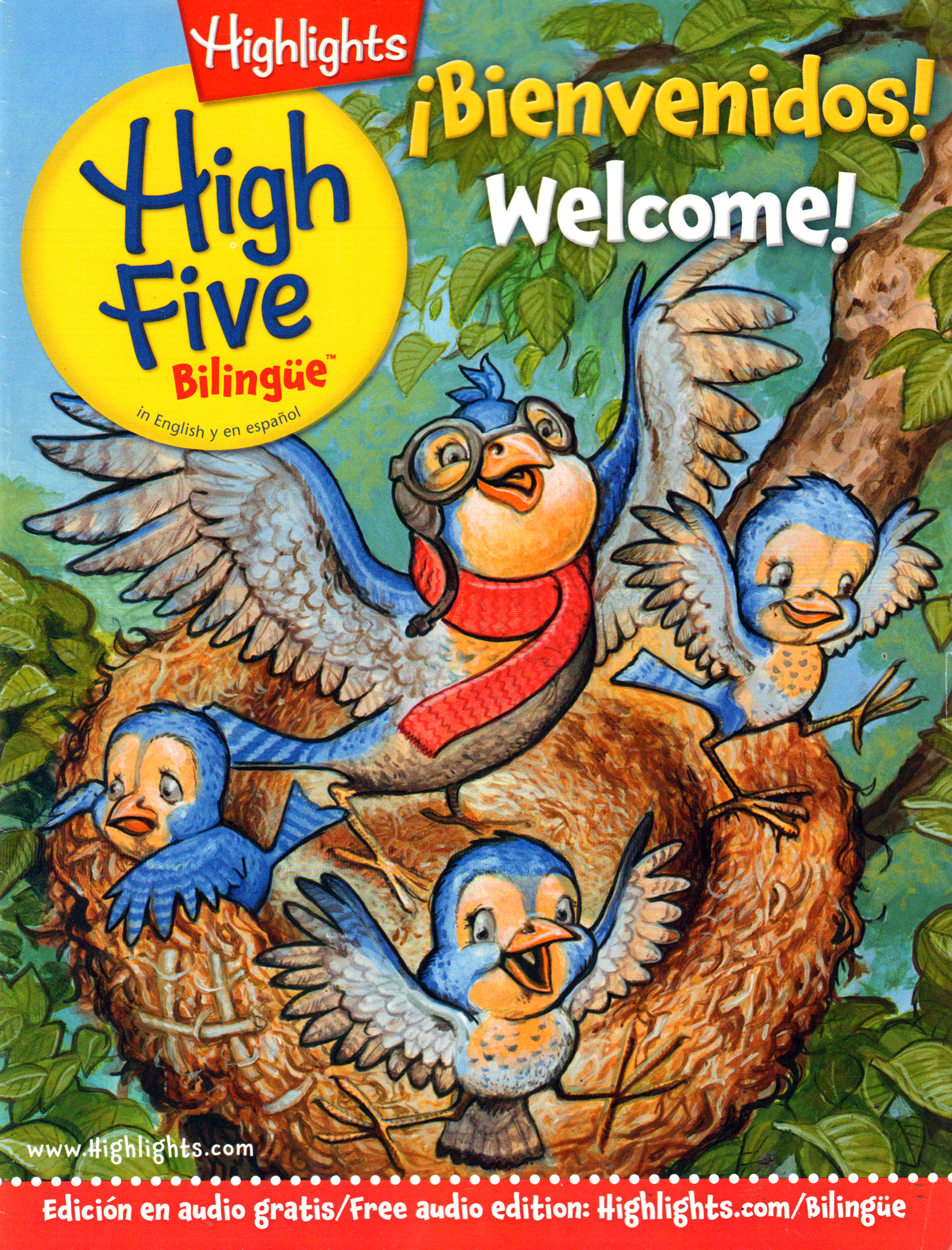 Highlights-High-Five-Bilingue June 01, 2015 Issue Cover