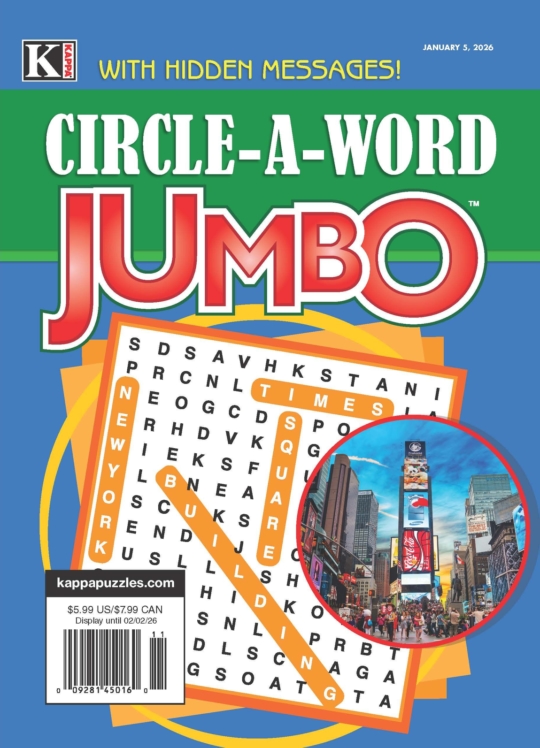 Circle A Word Jumbo January 05, 2026 Issue Cover
