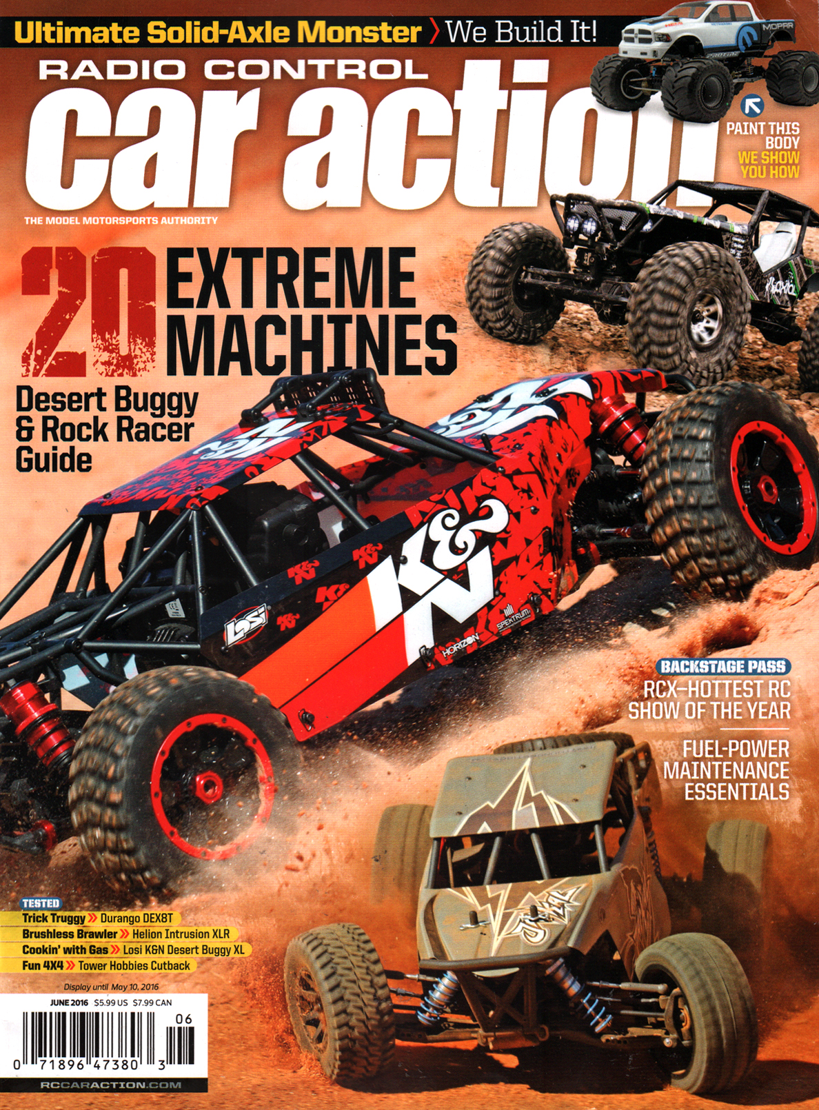 Radio-Control-Car-Action June 01, 2016 Issue Cover