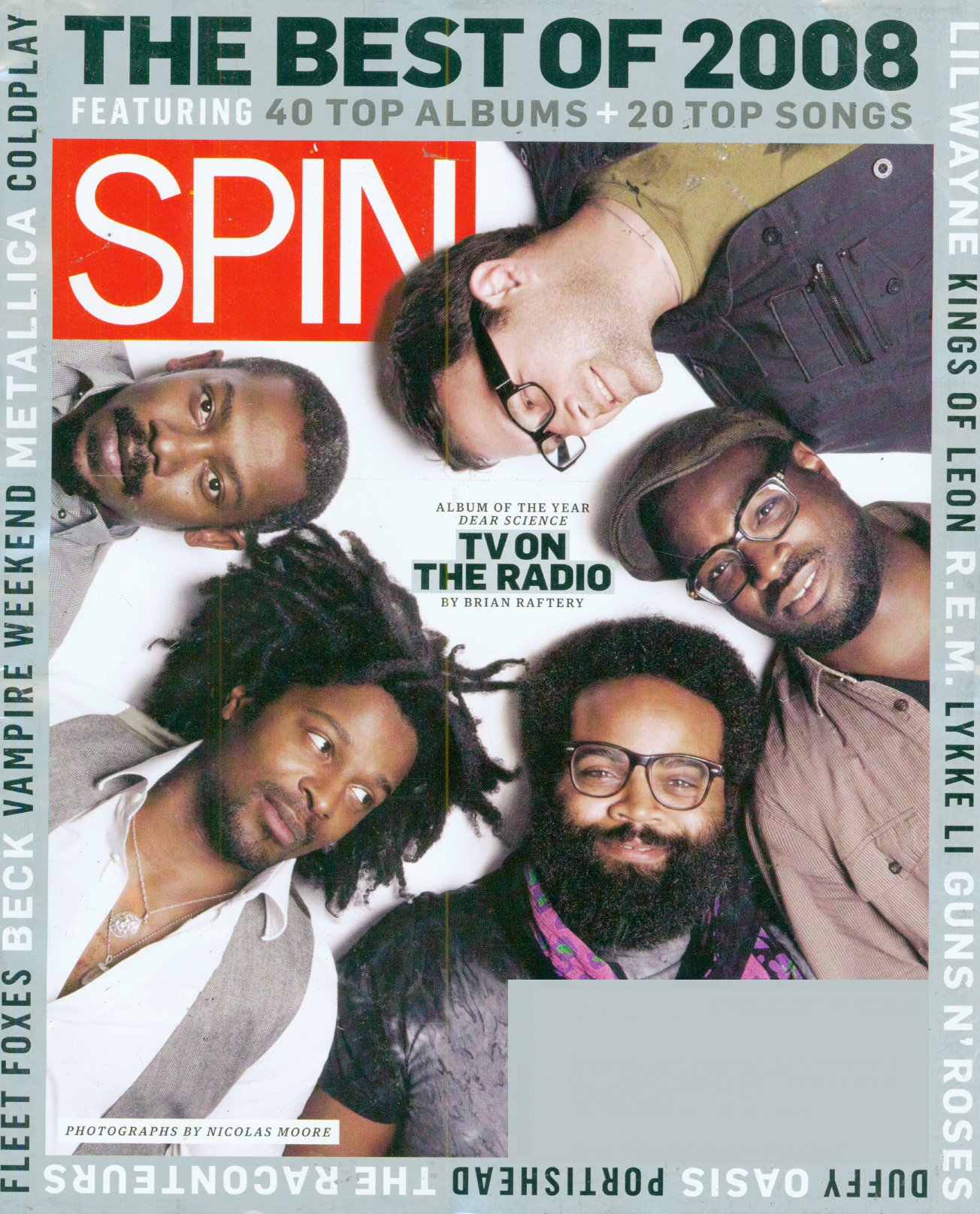 Spin January 01, 2009 Issue Cover