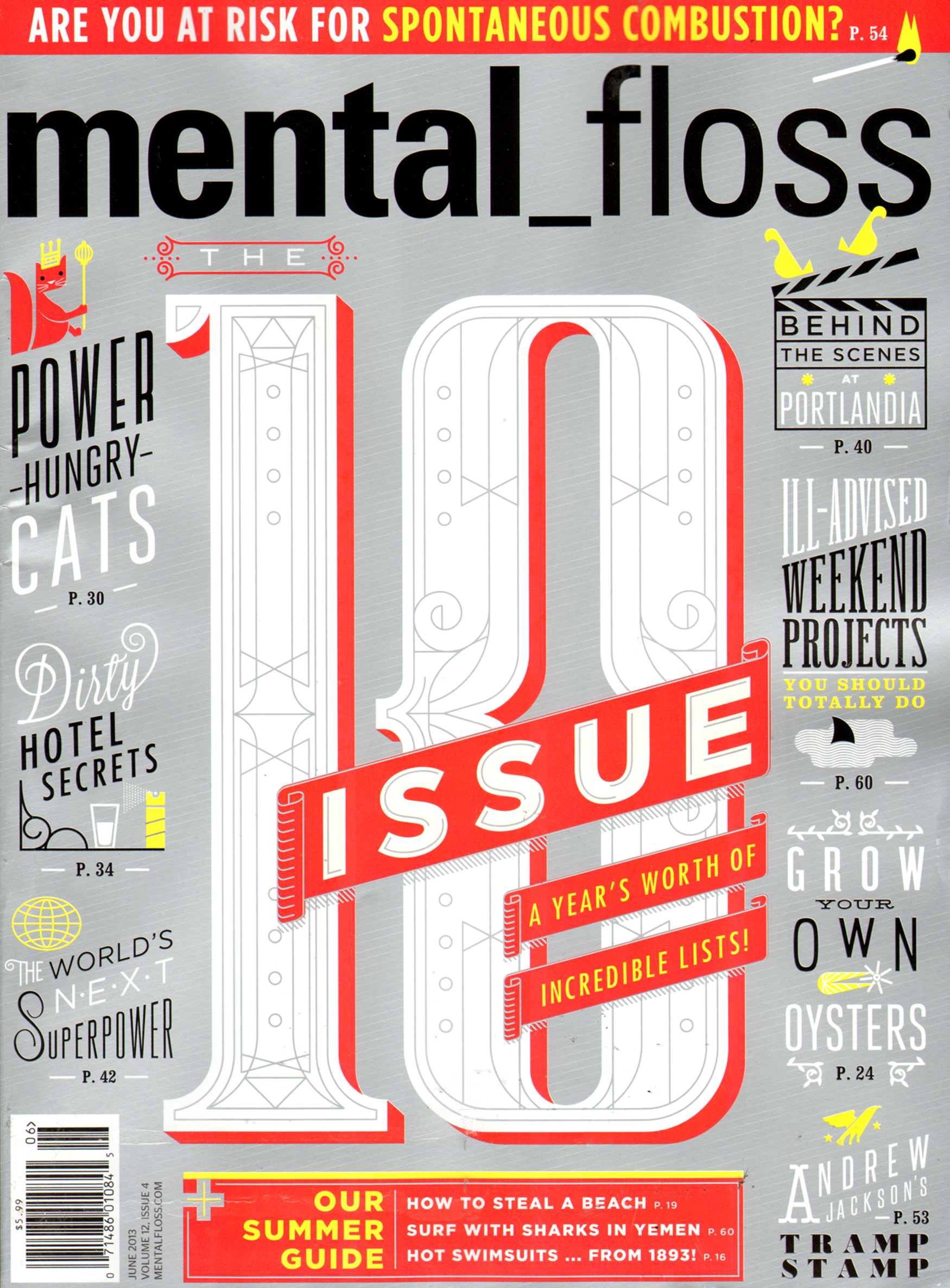 Mental-Floss June 01, 2013 Issue Cover
