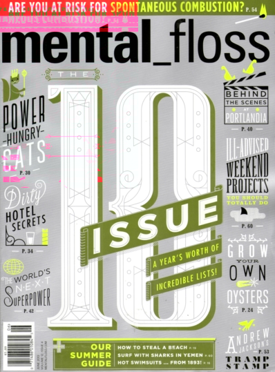 Mental Floss June 01, 2013 Issue Cover