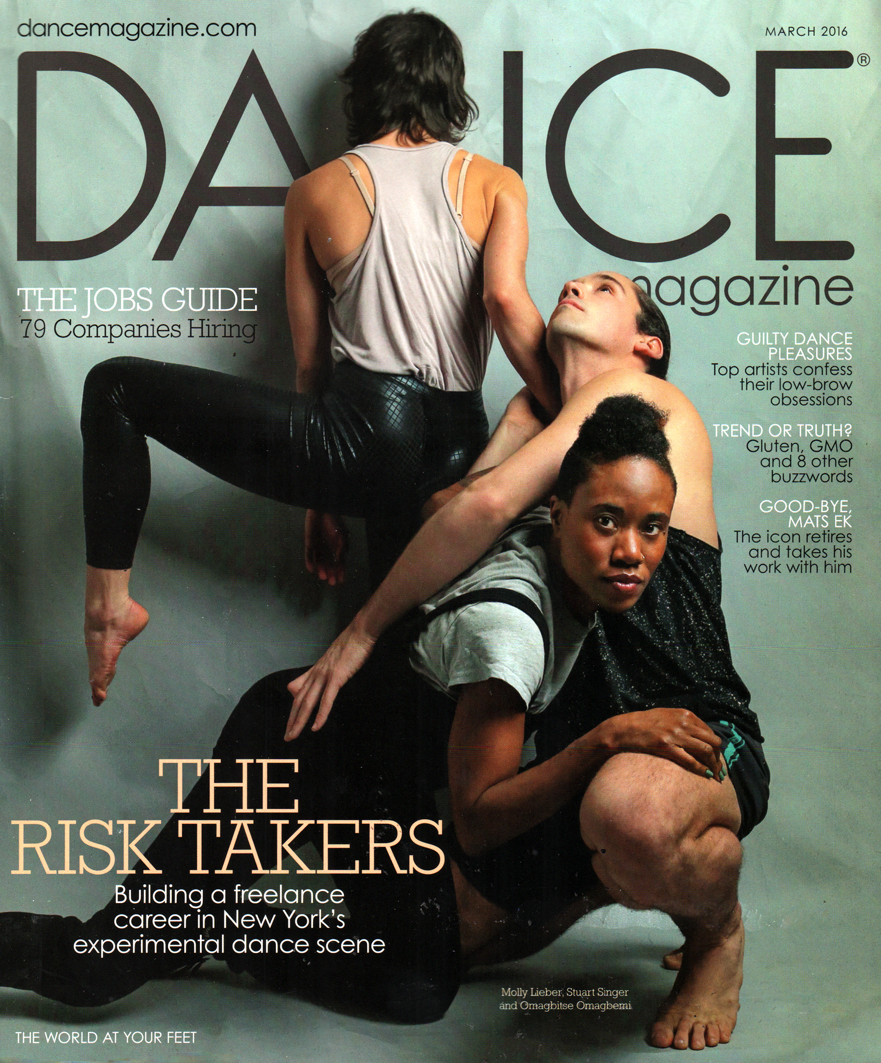 Dance-Magazine March 01, 2016 Issue Cover