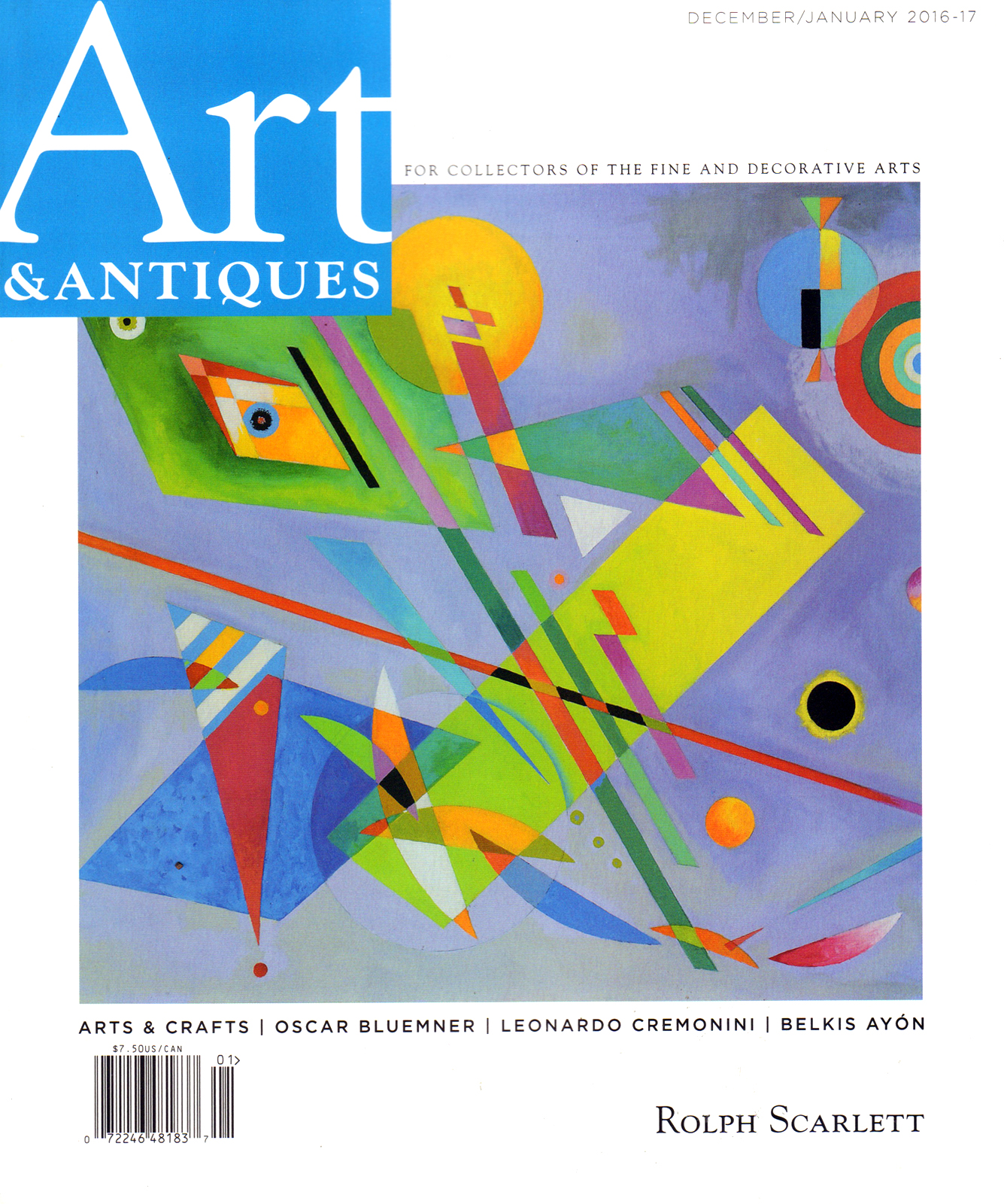 Art-and-Antiques December 01, 2016 Issue Cover
