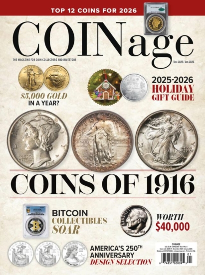 Coinage December 01, 2025 Issue Cover