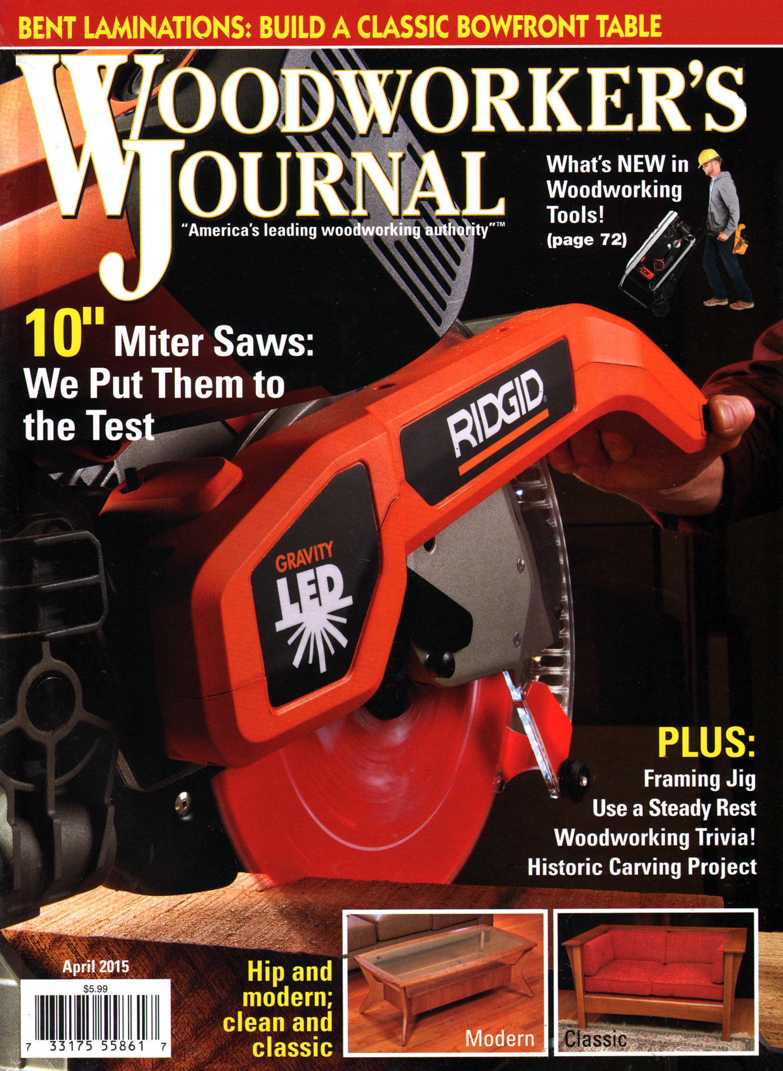 Woodworkers-Journal April 01, 2015 Issue Cover