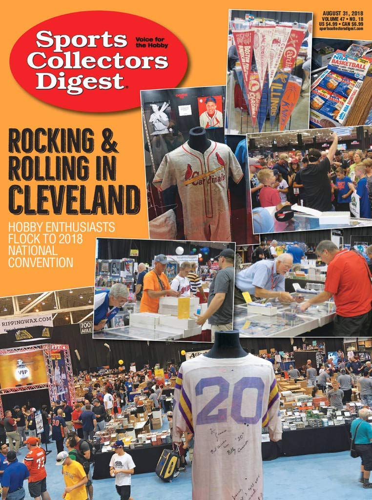 Sports-Collectors-Digest August 31, 2018 Issue Cover