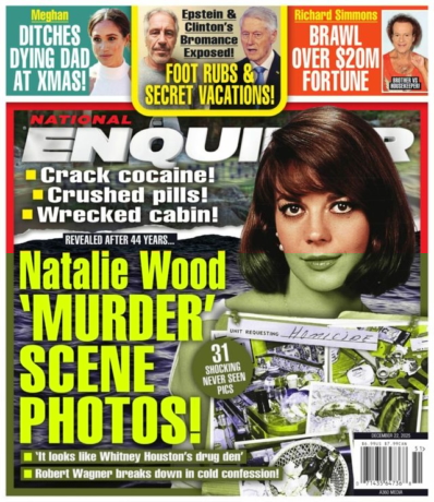 National Enquirer December 22, 2025 Issue Cover
