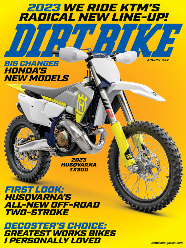 Dirt-Bike August 01, 2022 Issue Cover