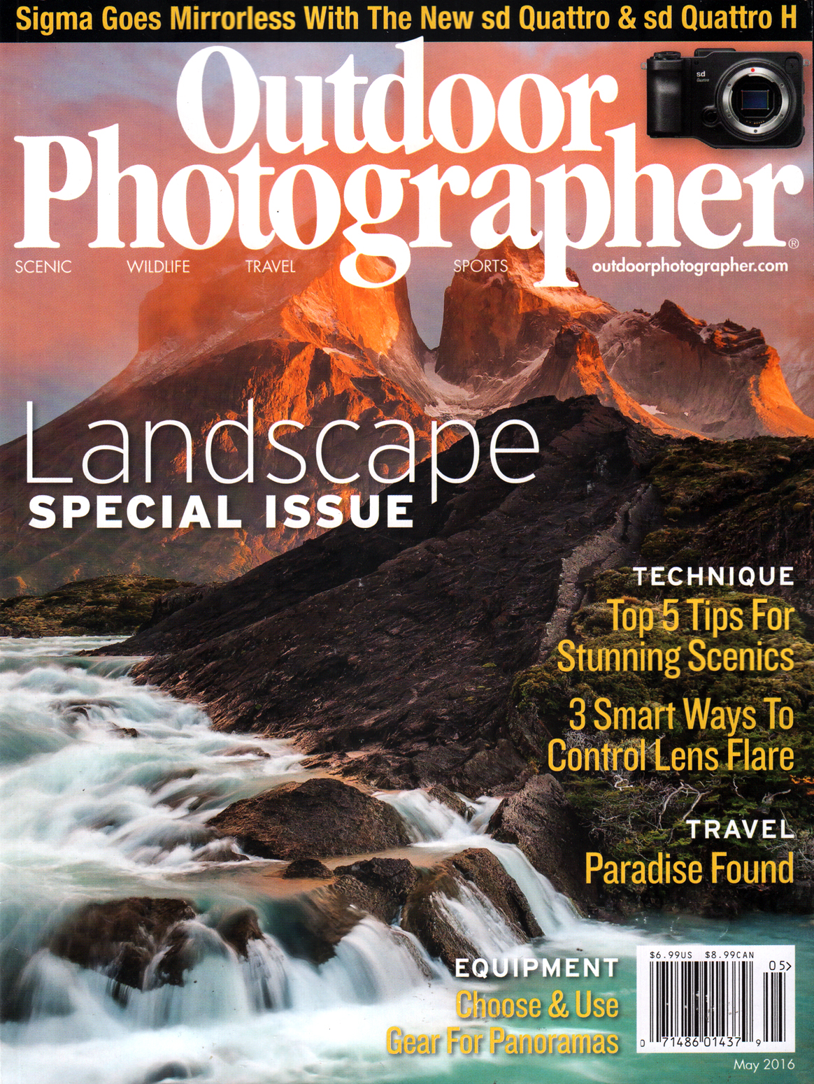 Outdoor-Photographer May 01, 2016 Issue Cover