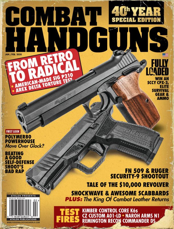 Combat-Handguns January 01, 2020 Issue Cover