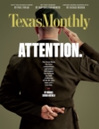 Texas Monthly October 01, 2025 Issue Cover