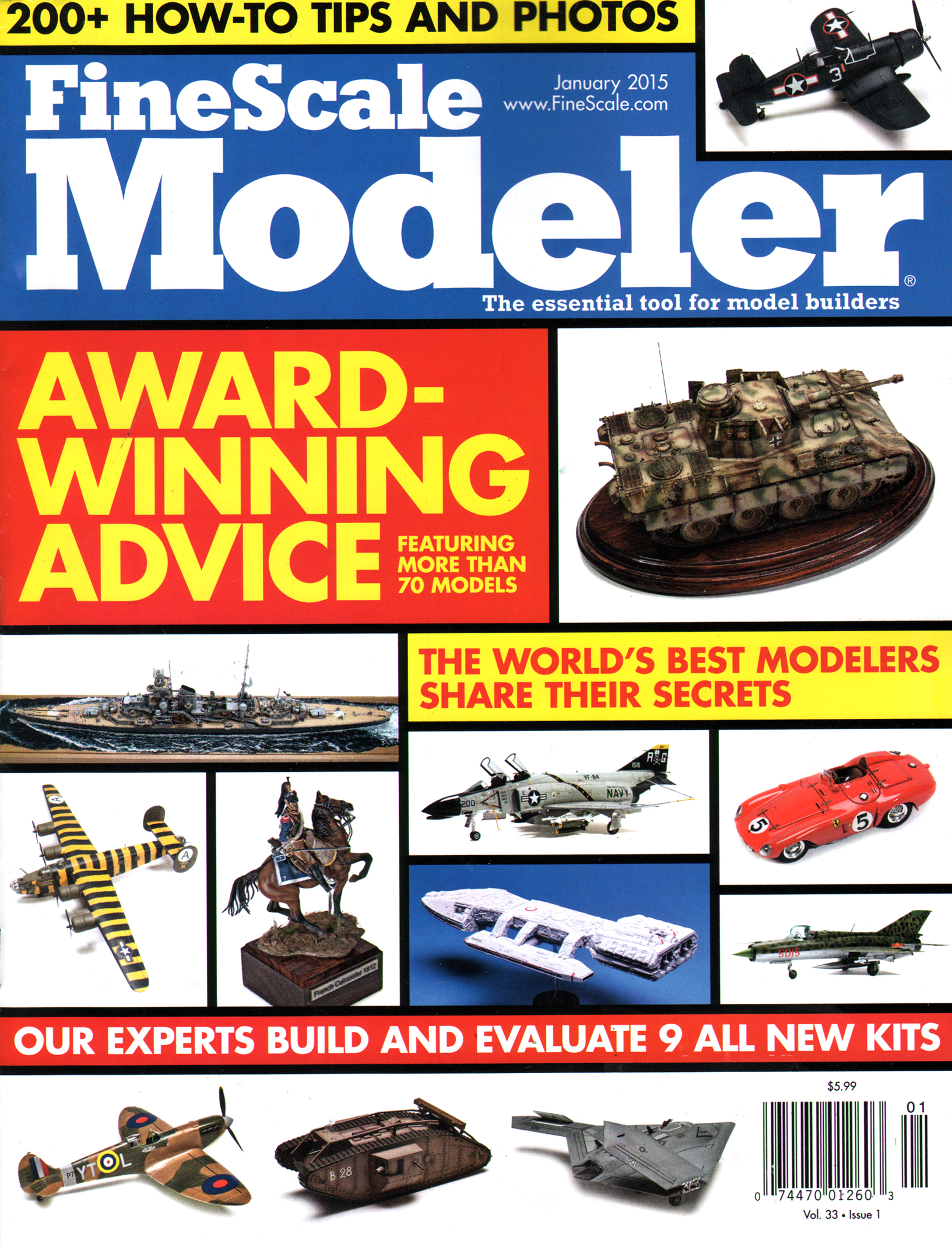 Finescale-Modeler January 01, 2015 Issue Cover