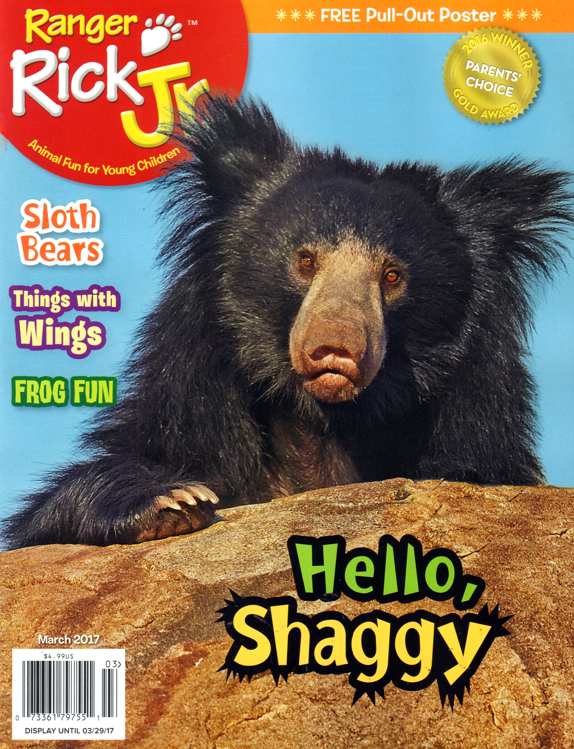 Ranger-Rick-Jr March 01, 2017 Issue Cover