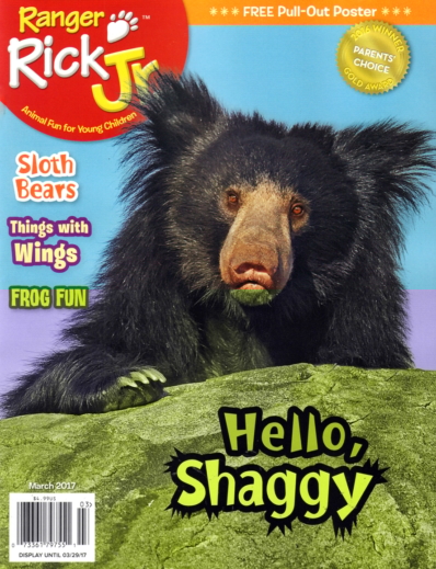 Ranger Rick Jr. March 01, 2017 Issue Cover