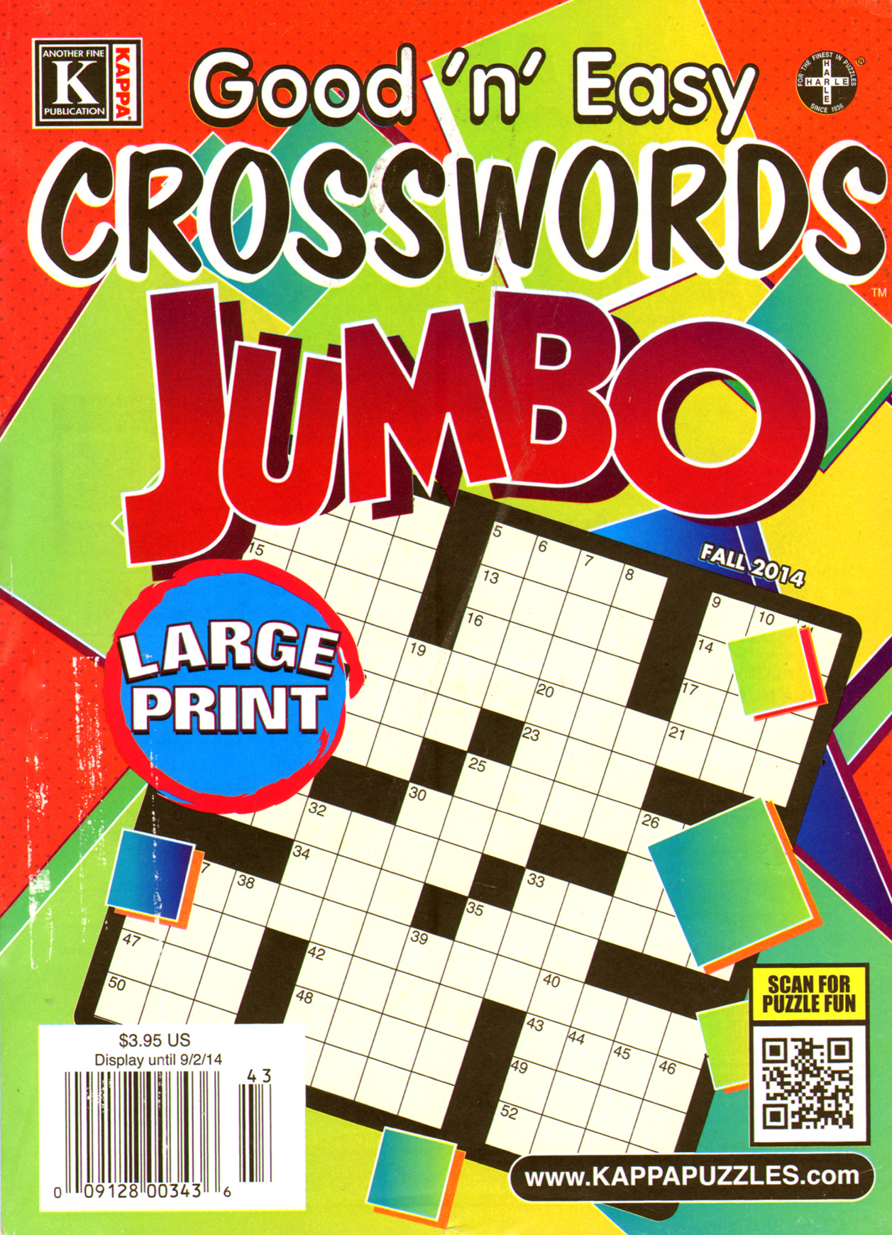 Good-N-Easy-Crosswords-Jumbo September 01, 2014 Issue Cover