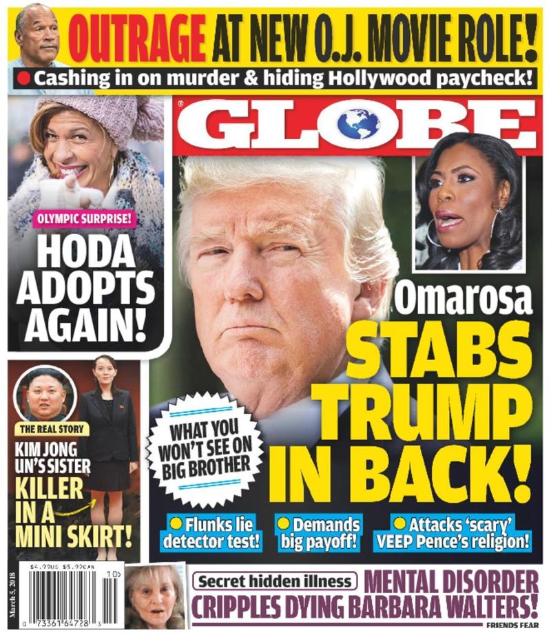 Globe March 05, 2018 Issue Cover