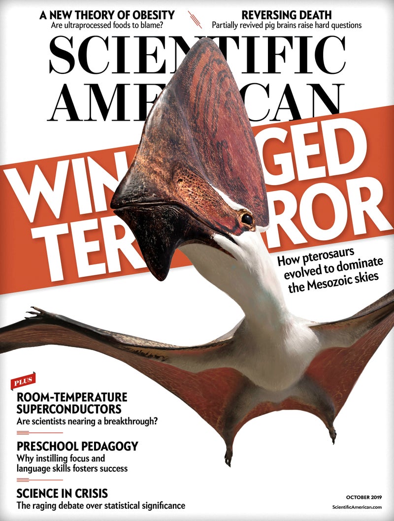Scientific-American October 01, 2019 Issue Cover