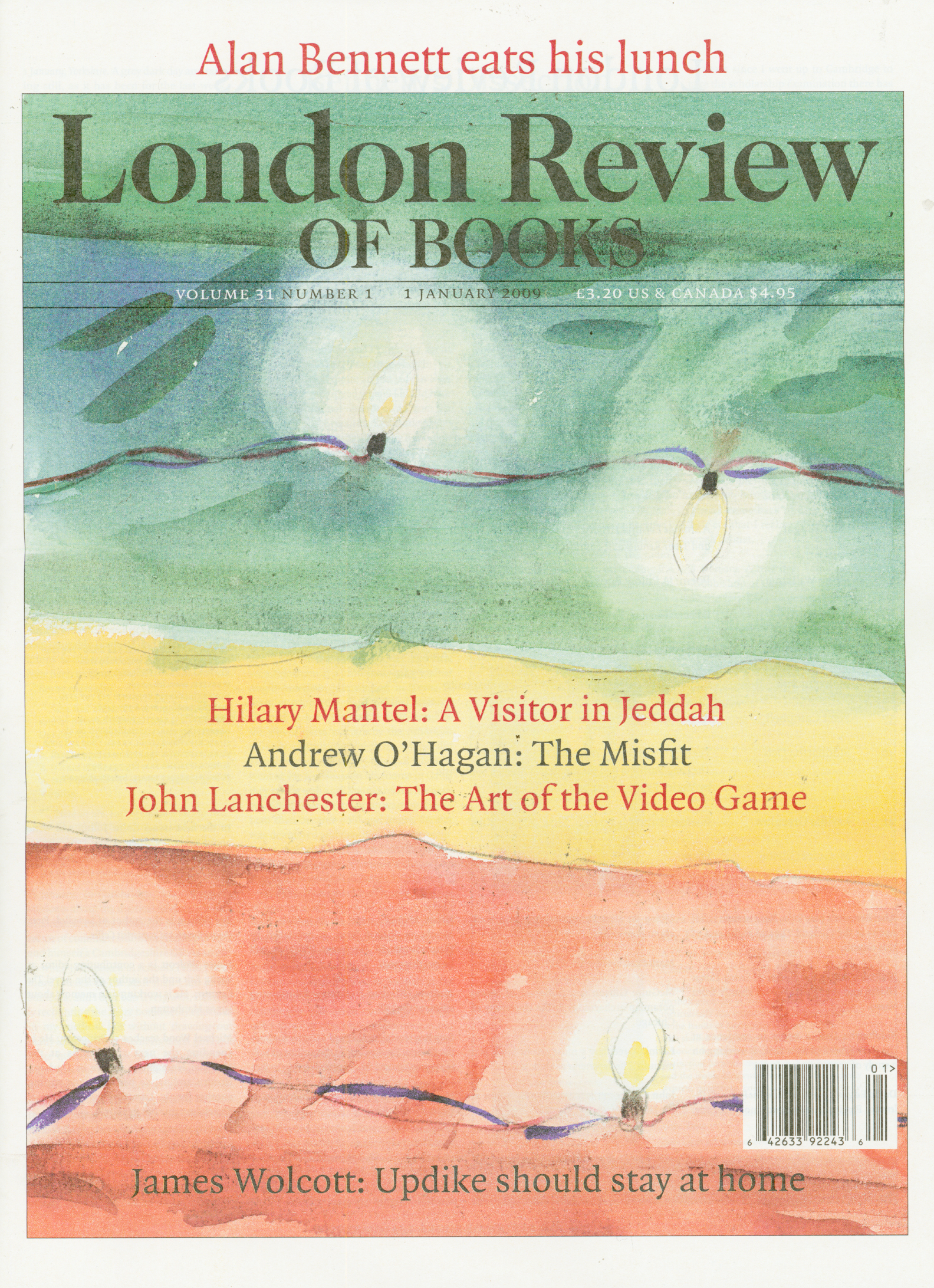 London-Review-Of-Books January 01, 2009 Issue Cover