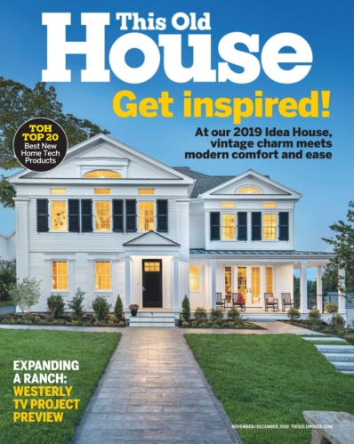 This Old House November 01, 2019 Issue Cover