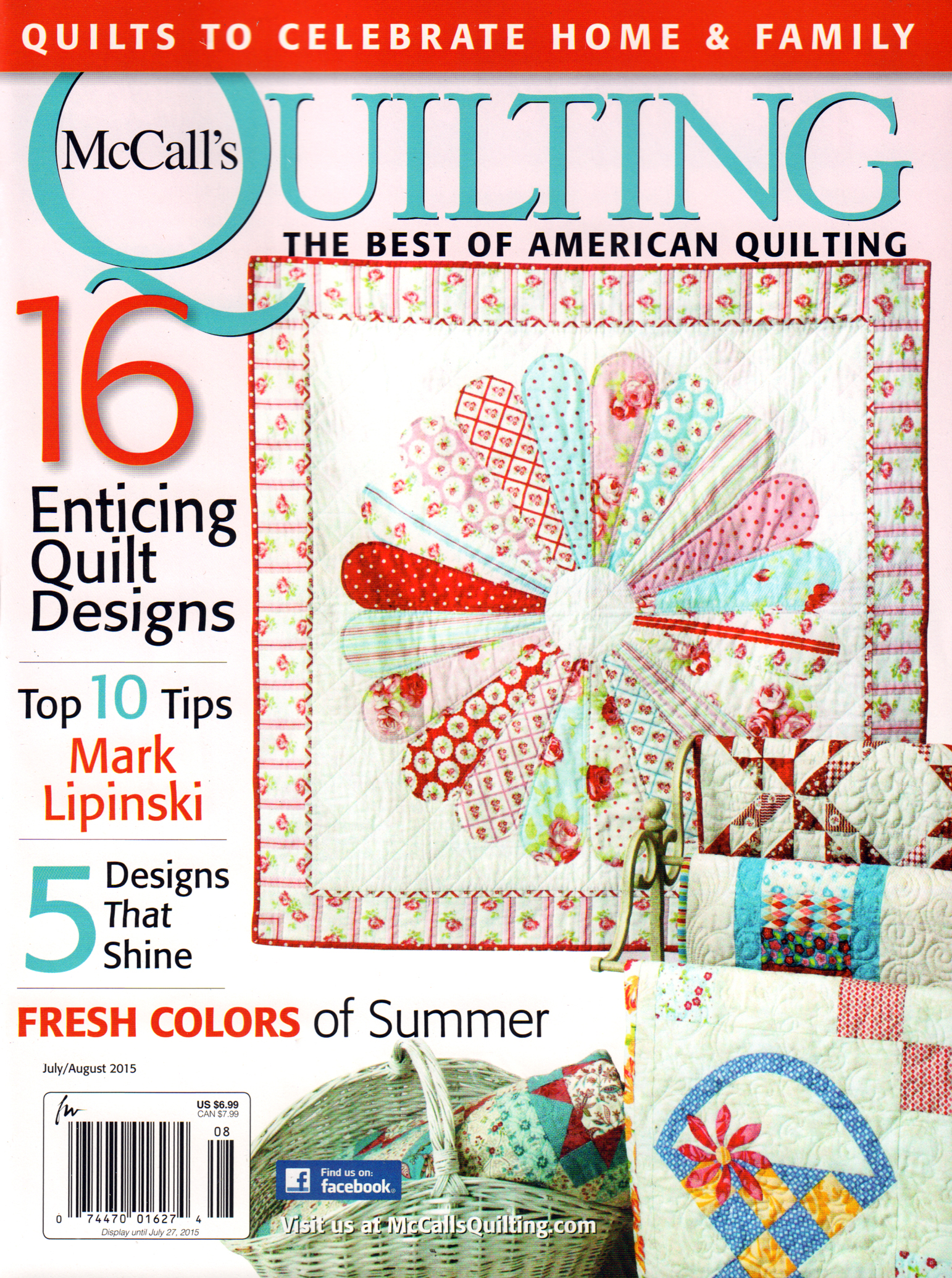 mccalls-quilting July 01, 2015 Issue Cover