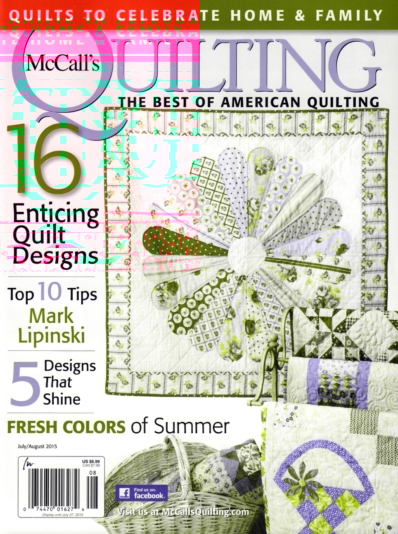 McCall's Quilting July 01, 2015 Issue Cover