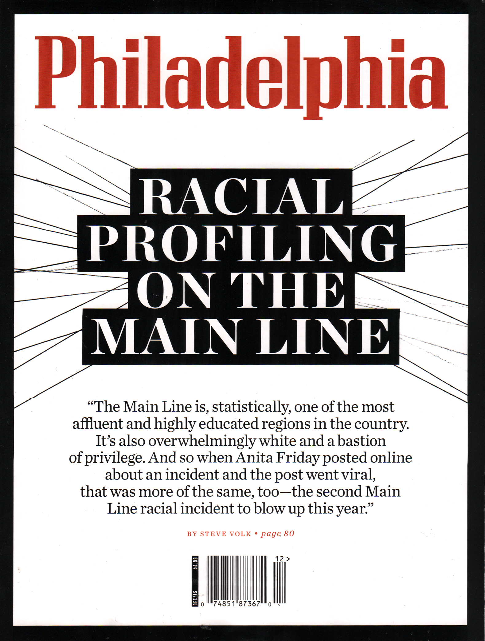 Philadelphia-Magazine December 01, 2015 Issue Cover