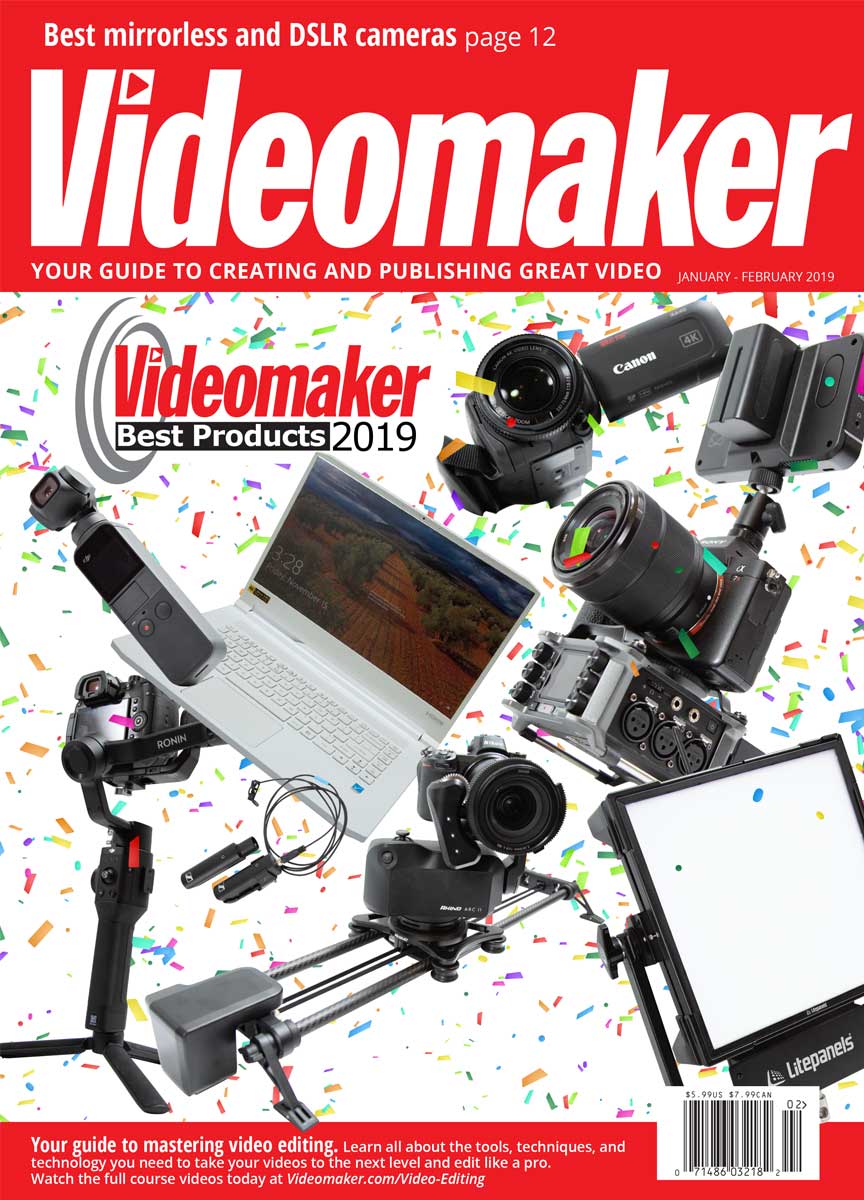 Videomaker January 01, 2020 Issue Cover