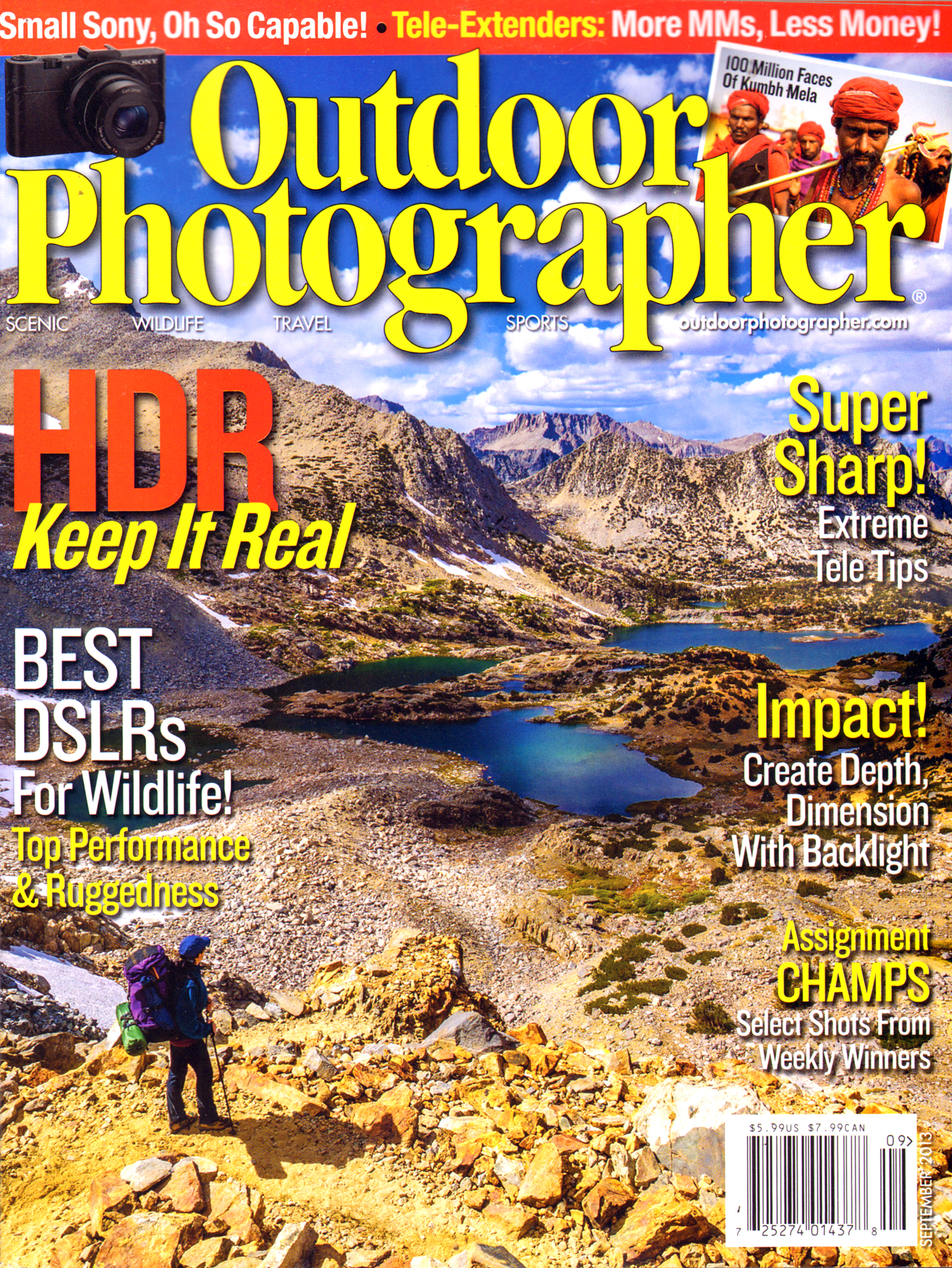 outdoor-photographer September 01, 2013 Issue Cover