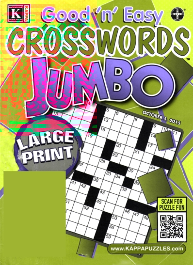 Good N Easy Crosswords Jumbo October 05, 2015 Issue Cover