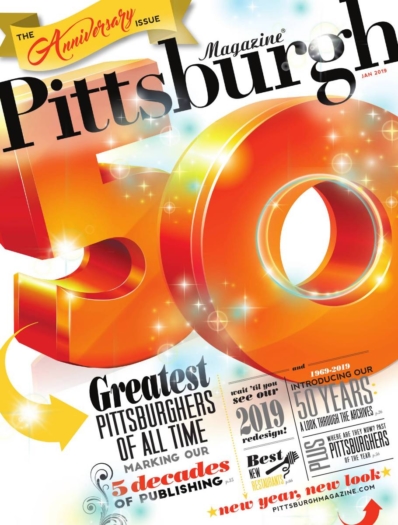Pittsburgh Magazine January 01, 2019 Issue Cover