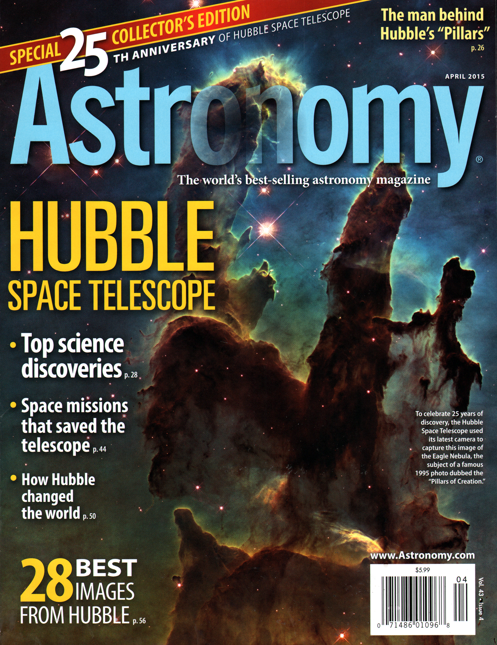 Astronomy April 01, 2015 Issue Cover