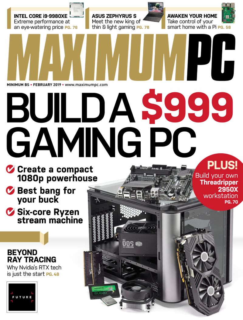 Maximum-PC February 01, 2019 Issue Cover