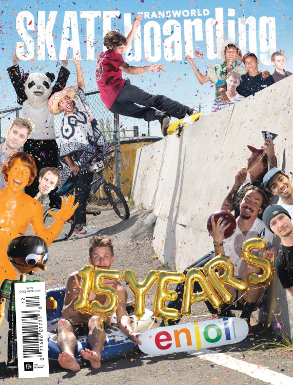 Transworld-SKATEboarding December 01, 2015 Issue Cover
