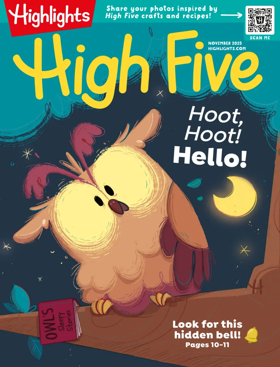 Highlights-High-Five November 01, 2025 Issue Cover