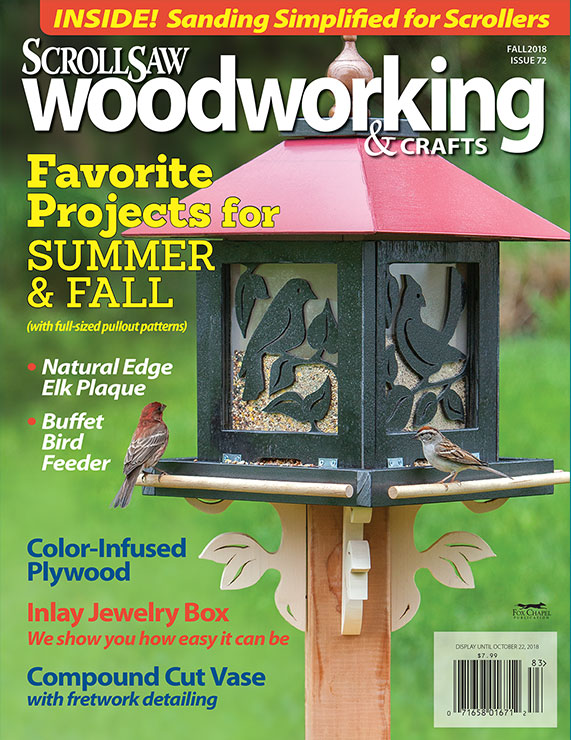 Scroll-Saw-Woodworking-and-Crafts September 01, 2018 Issue Cover