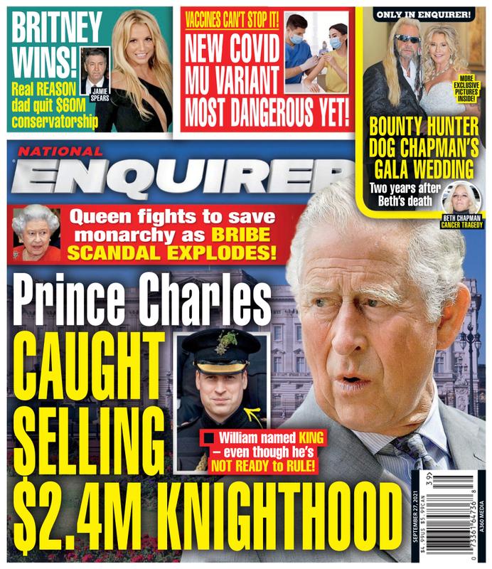 national-enquirer September 27, 2021 Issue Cover