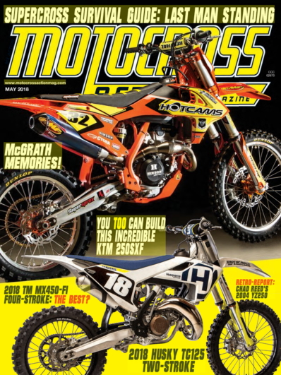 Motocross Action May 01, 2018 Issue Cover
