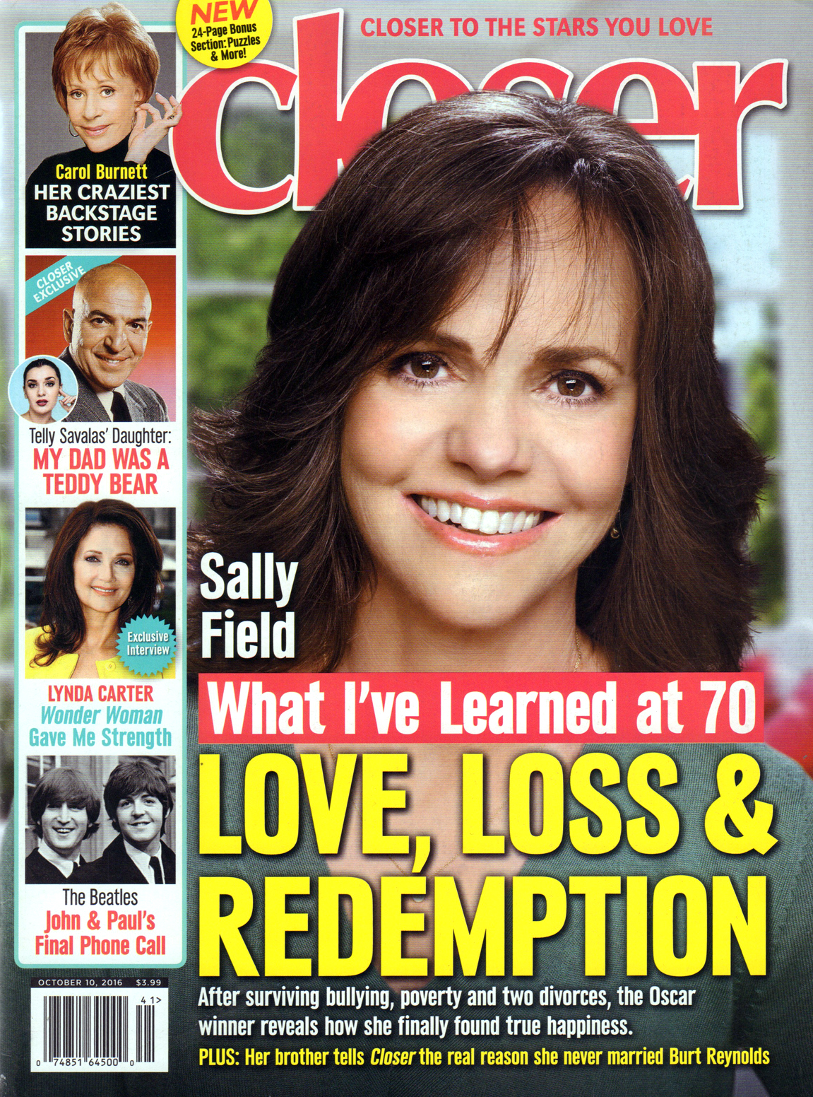 Closer October 10, 2016 Issue Cover